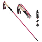 MunaWear - Trekking & Hiking Poles - ZenithPath – Ultralight Adjustable Trekking Poles with Quick Lock System for Hiking & Walking - Pink