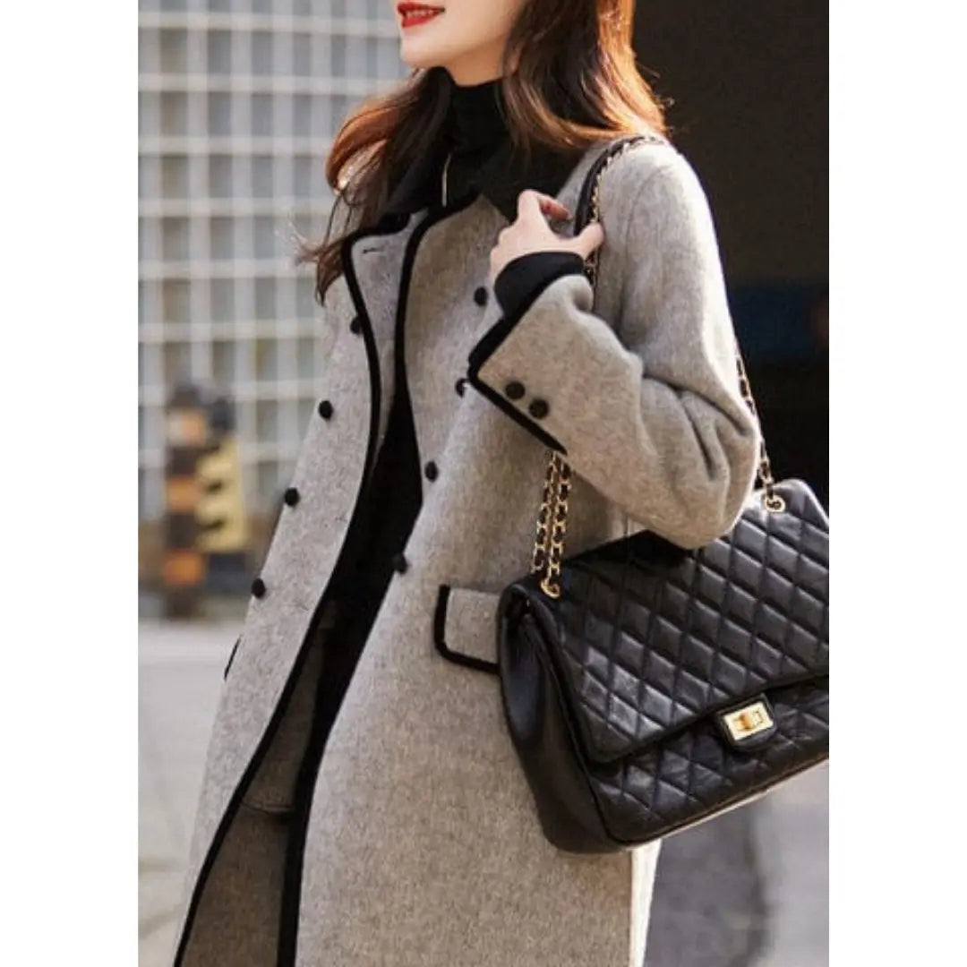 Liora – Elegant Women's Long Trench Coat With Long Sleeves For Winter Style 2
