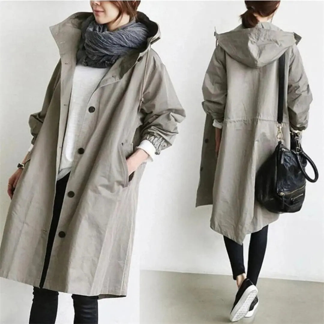 Liora – Stylish Women's Trench Coat With Classic Long Fit For Everyday And Business Wear 8