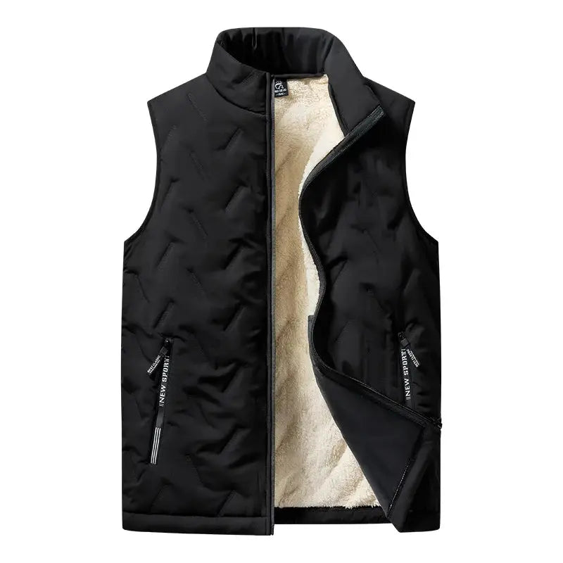 Ethan - Plus Size Cotton Vest Jacket for Men, Stylish & Warm for Autumn/Winter, Size XL-3XL 3