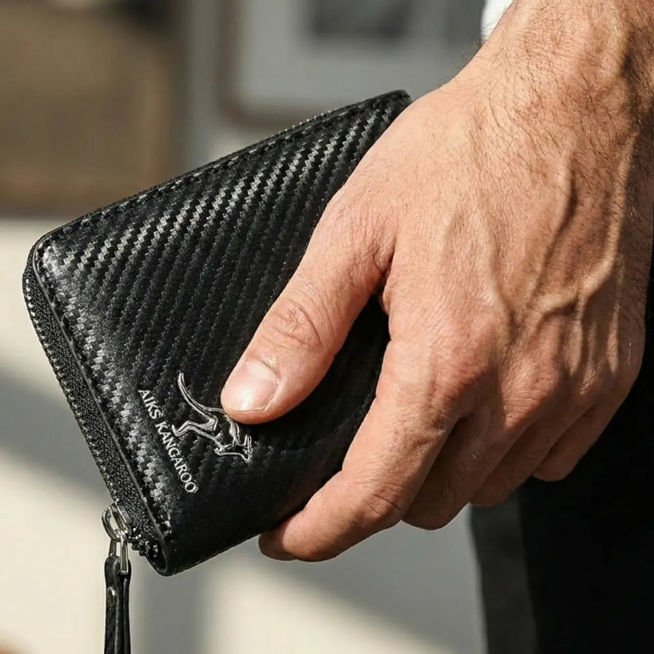 Blackridge - Luxury RFID Blocking Wallet With Zipper For Business And Everyday Use