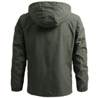 MunaWear  Windbreakers  Liam - Tactical Waterproof Jacket for Men with Adjustable Hood, Sizes S-5XL 