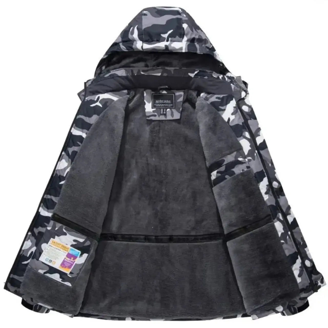 MunaWear - Winter Jackets - Rowan – Men's Waterproof Winter Jacket with Cozy Fleece Lining for Ultimate Warmth - 