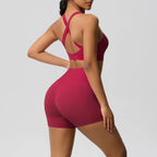 Ava – 2PCS Pocketed Yoga Set with Crossover Bra & Leggings for Stylish Workouts Size XS-L 6