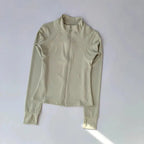 MunaWear  Women's Activewear  Mia – Quick-Drying Long Sleeve Sports Jacket for Running and Training  Green-L