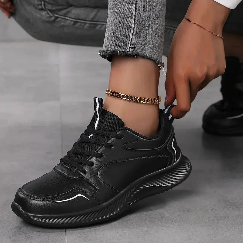 MunaWear  Women's Athletic Shoes  Mia – Women's White Slip On Sneakers for Casual Comfort and Active Lifestyle