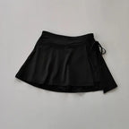 Mia – Quick-Drying Black Tennis Skirt with Pockets & Side Split for Active Women Size XS-L 4