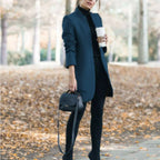 Liora – Classic Women's Stand-Up Collar Coat for Autumn and Winter 11