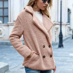 Serene – Cozy Women's Teddy Coat With Long Sleeves For Winter And Casual Wear