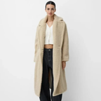 Elyse – Oversized Women's Teddy Wool Trench Coat With Luxurious Lining For Winter Elegance