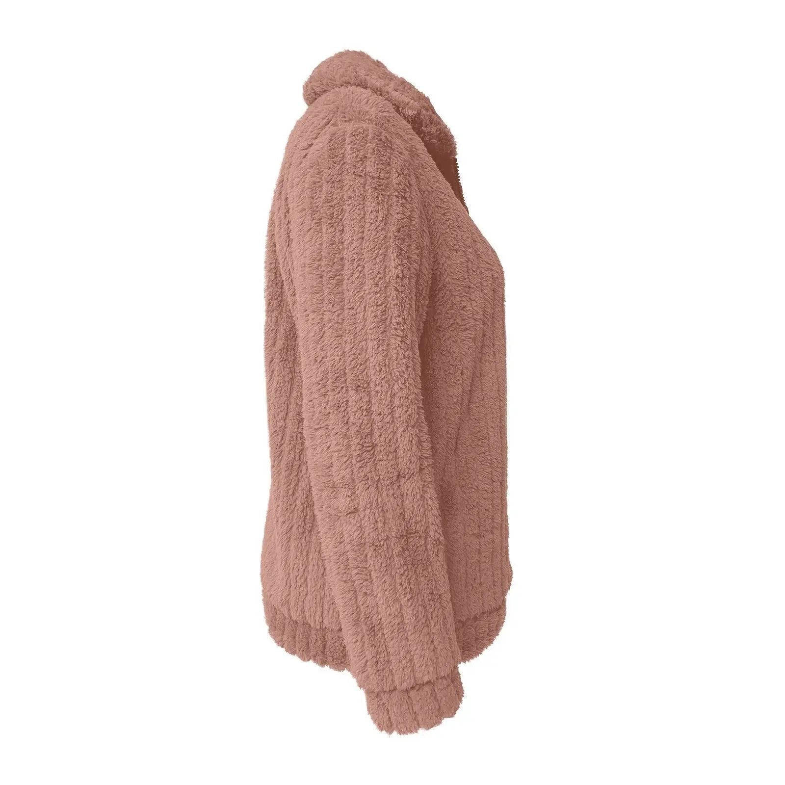 MunaWear - Women's Coats & Jackets - Eve – Cozy Women's Teddy Coat With Relaxed Fit For Autumn And Winter - 