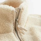 MunaWear - Women's Coats & Jackets - Kera – Elegant Women's Teddy Coat With Zipper For Stylish Winter Warmth - 