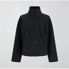 Liora - Chic Women's Wool Coat With Stand Collar For Winter And Casual Outings 23