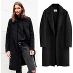 Liora – Elegant Women's Long Trench Coat With Warm Fabric For Winter Elegance 6