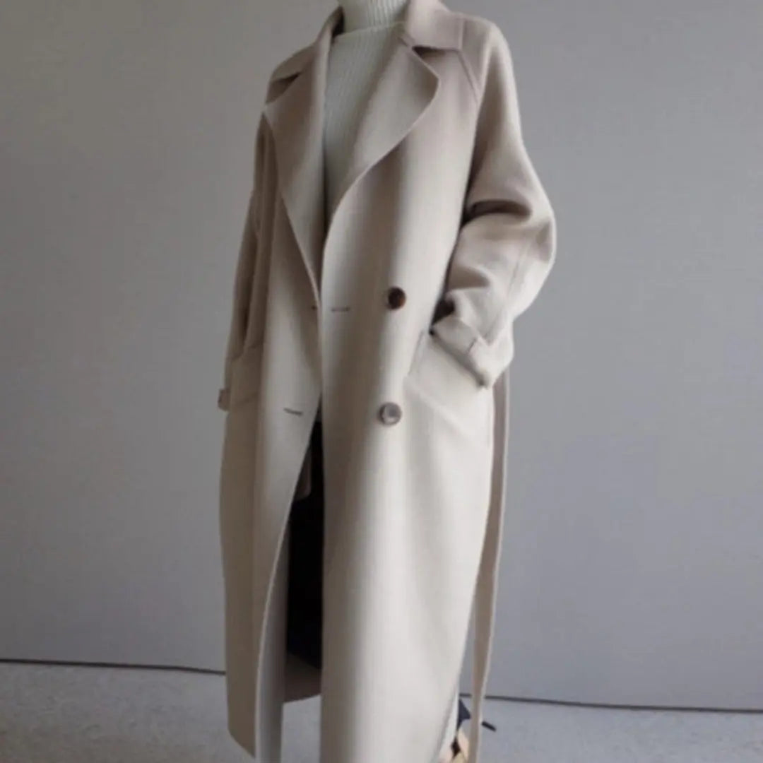 Liora – Luxurious Women's Trench Coat With Long Sleeves For Winter Outings 0