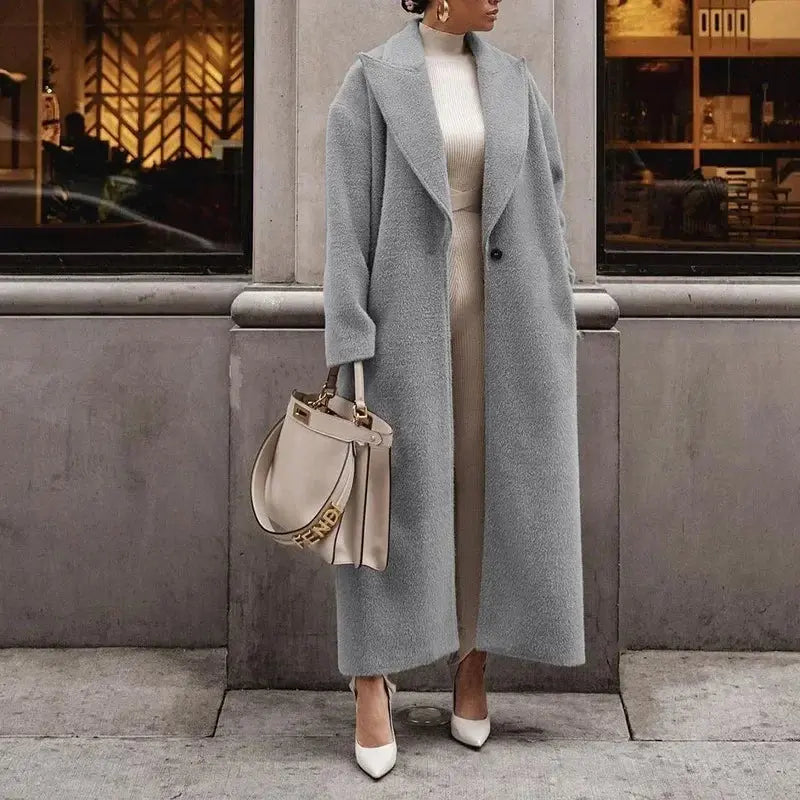 Liora – Stylish Women's Long Trench Coat With Modern Cut For Winter Elegance 2