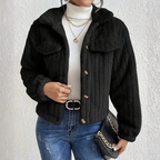 MunaWear - Women's Coats & Jackets - Maeve – Cozy Women's Teddy Coat With Relaxed Fit For Spring And Autumn - 