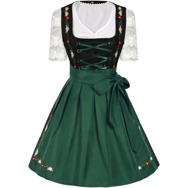 Oktoberfest Bavarian Dirndl Dress – Elegant Women's Costume with Apron – Authentic Style for Beer Festivals 1