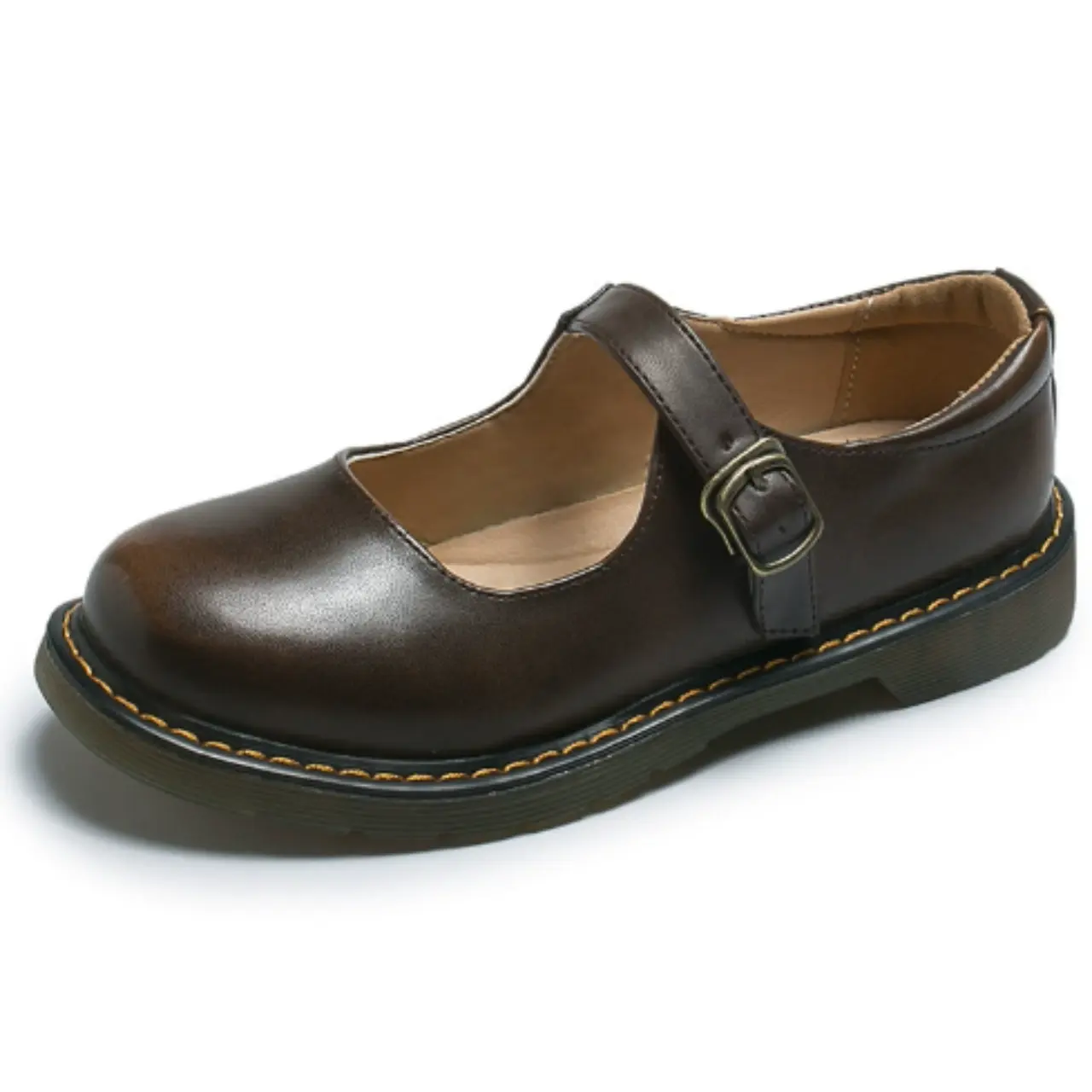 MunaWear - Women’s Flats - Marielle – Classic Women's Mary Jane Flats With Adjustable Buckle Strap For Everyday Comfort - 