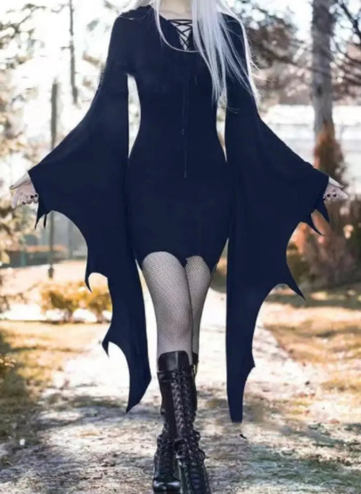 Gothic Batwing Witch Costume for Women – Women's Halloween Costumes, Sizes S-3XL 7