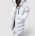 Liora - Long Black Puffer Jacket For Women With Hood For Winter Adventures 4