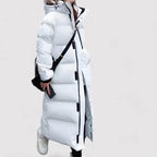 Liora - Long Black Puffer Jacket For Women With Hood For Winter Adventures 3