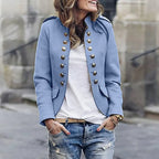 Liora – Stylish Women's Buttoned Jacket With Figure-Hugging Fit For Versatile Outfits 2