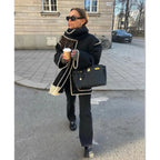 Liora – Stylish Women's Warm Jacket With Cape Design For Winter Fashion 0