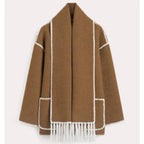 Liora – Stylish Women's Warm Jacket With Cape Design For Winter Fashion 1