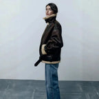 MunaWear - Women's Outerwear - Karina - Stylish Women's Jacket With Water-Repellent Fabric For Casual And Office Wear - 