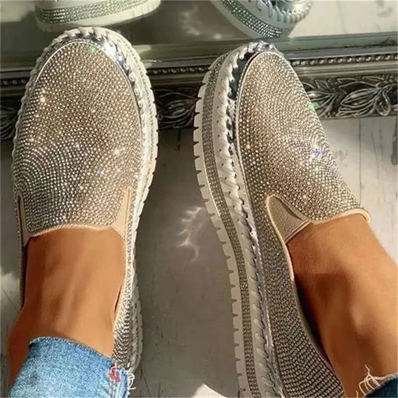 Liora - Chic Women's Loafers With Rhinestone Detail For Parties And Casual Wear 2