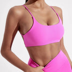 MunaWear  Women's Sports Bras  Lila – High Impact Sports Bra with Crossband Design for Maximum Support and Comfort 