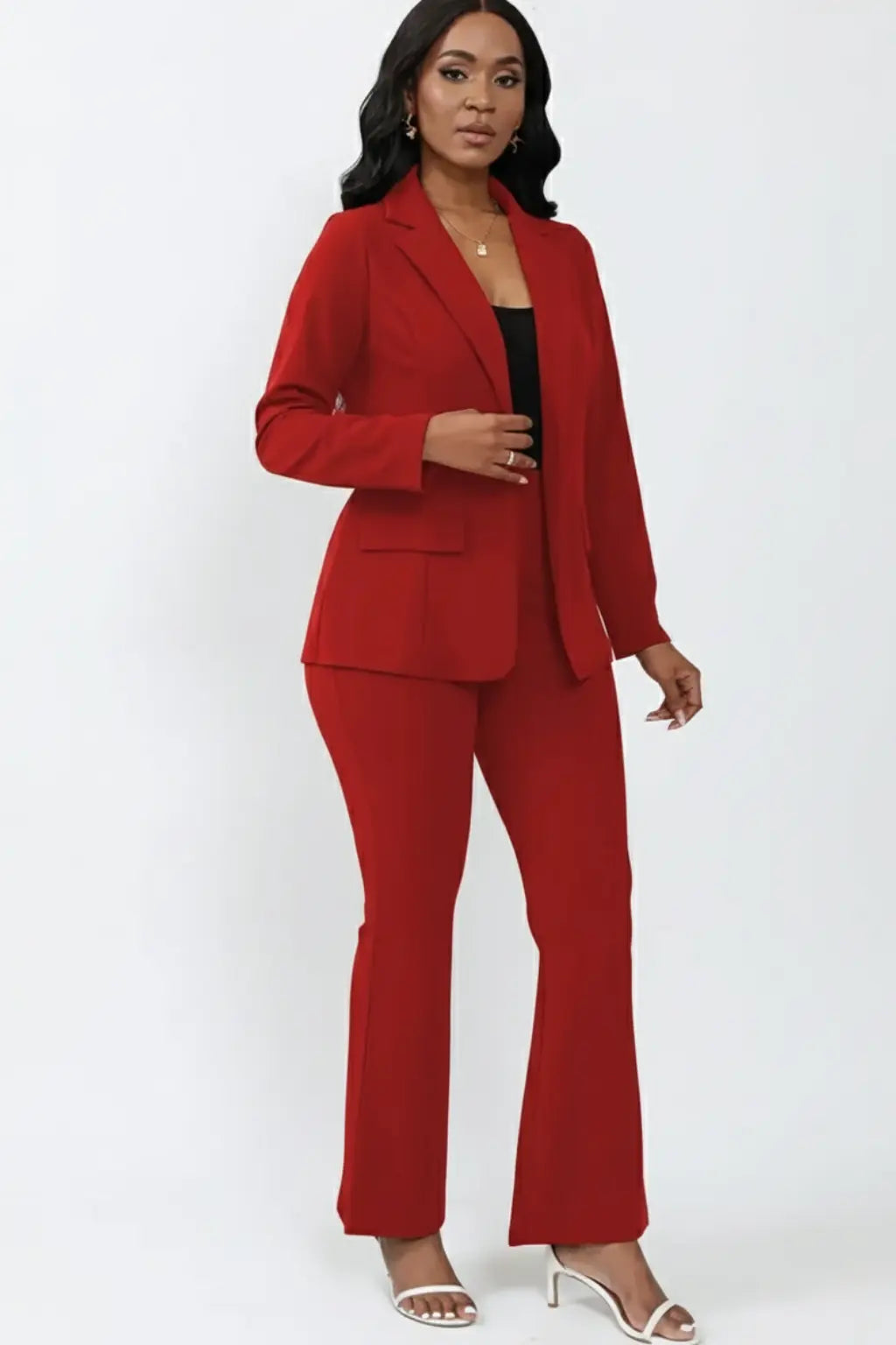 Selina - Tailored Women's Suit With Blazer And Trousers For Business And Evening Events 1