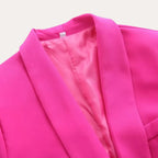 Liora - Tailored Blazer and Wide-Leg Trousers Set With Tie Belt For Office And Evening Wear 7