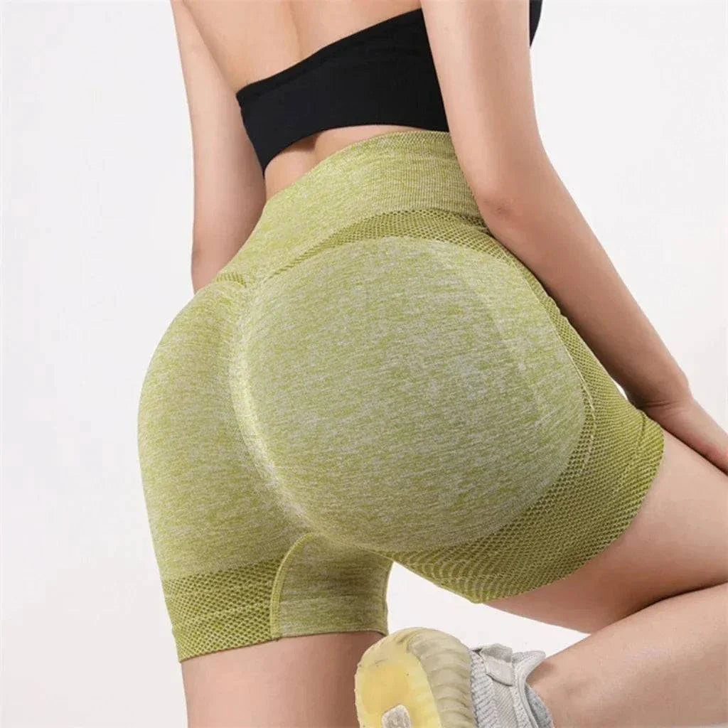 Miraela - Chic High-Waisted Yoga Shorts For Supreme Comfort And Flexibility