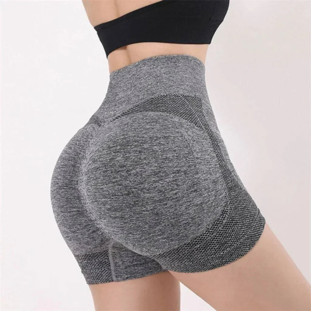 Miraela - Chic High-Waisted Yoga Shorts For Supreme Comfort And Flexibility