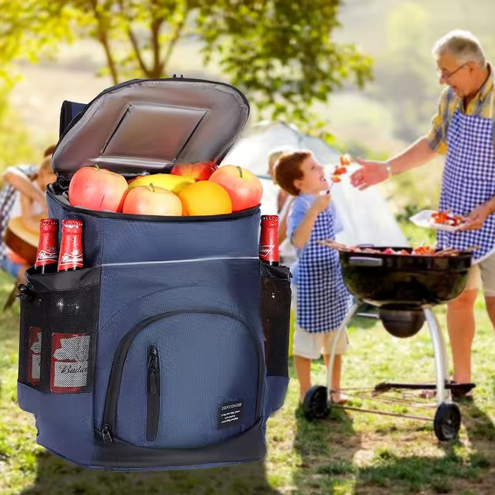 NomadArk – Soft Insulated Cooler Backpack for Outdoor Travel & Beach Use, 30L Capacity