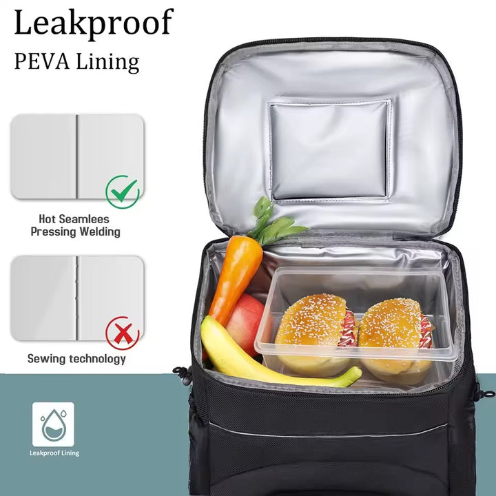 NomadArk – Soft Insulated Cooler Backpack for Outdoor Travel & Beach Use, 30L Capacity
